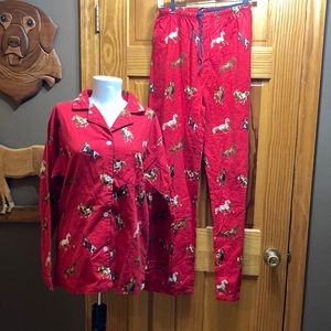 Back in the saddle pj set